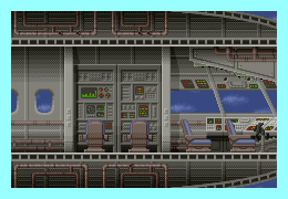 Thumbnail for a map of Mission 3: Airport Stage 4 for the GBA game Ninja Five-0.