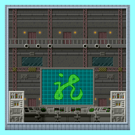 Thumbnail for a map of Mission 5: Secret Base Stage 3 for the GBA game Ninja Five-0.