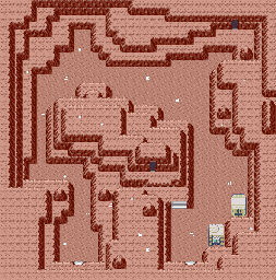 Thumbnail for a map of Hideout (Magma) 1 for the GBA game Pokemon: Emerald Version.