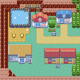 Thumbnail for a map of Lavaridge Town for the GBA game Pokemon: Emerald Version.