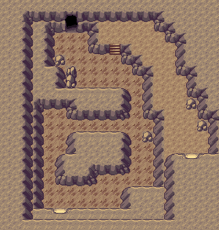 Thumbnail for a map of Seafloor Cavern 1 for the GBA game Pokemon: Emerald Version.