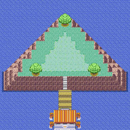 Thumbnail for a map of Sevii Islands - Birth Island for the GBA game Pokemon: Emerald Version.