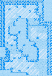 Thumbnail for a map of Shoal Cave B1 (1) for the GBA game Pokemon: Emerald Version.