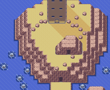 Thumbnail for a map of Sky Pillar (Exterior) for the GBA game Pokemon: Emerald Version.