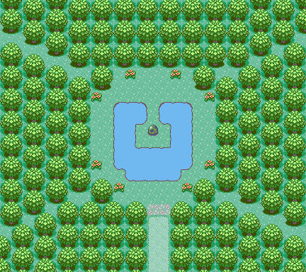 Thumbnail for a map of Southern Island 2 for the GBA game Pokemon: Emerald Version.