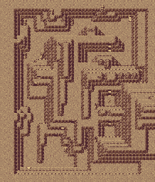 Thumbnail for a map of Studio Cave 1 for the GBA game Pokemon: Emerald Version.