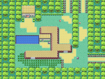 Thumbnail for a map of Safari Zone Area 3 for the GBA game Pokemon: FireRed & LeafGreen Versions.