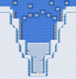 Thumbnail for a map of Sevii Islands - Four Island Icefall Cave - 4 for the GBA game Pokemon: FireRed & LeafGreen Versions.
