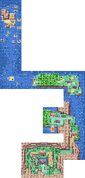 Thumbnail for a map of Sevii Islands - Six Island for the GBA game Pokemon: FireRed & LeafGreen Versions.