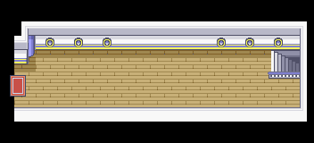 Thumbnail for a map of S.S. Anne 3F for the GBA game Pokemon: FireRed & LeafGreen Versions.