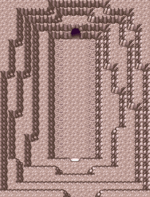 Thumbnail for a map of Cave Of Origin 1F (Unmarked) for the GBA game Pokemon: Ruby & Sapphire Versions.
