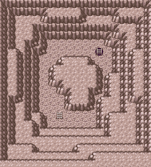 Thumbnail for a map of Cave Of Origin B4 (Unmarked) for the GBA game Pokemon: Ruby & Sapphire Versions.