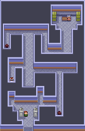 Thumbnail for a map of Dewford Town Gym (Unmarked) for the GBA game Pokemon: Ruby & Sapphire Versions.