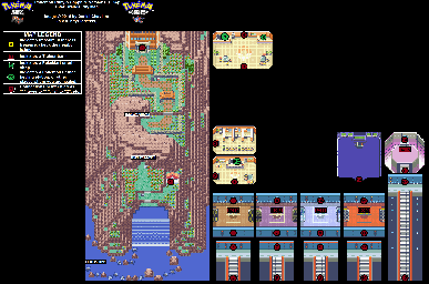 Thumbnail for a map of Ever Grande City for the GBA game Pokemon: Ruby & Sapphire Versions.