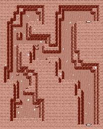 Thumbnail for a map of Fiery Path (Unmarked) for the GBA game Pokemon: Ruby & Sapphire Versions.