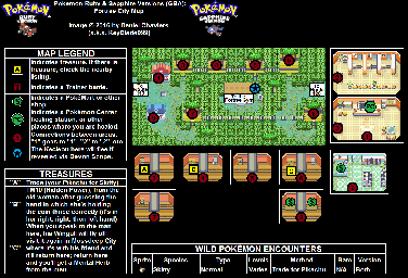 Thumbnail for a map of Fortree City for the GBA game Pokemon: Ruby & Sapphire Versions.