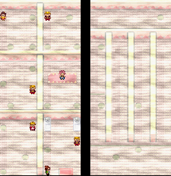 Thumbnail for a map of Lavaridge Town Gym (Unmarked) for the GBA game Pokemon: Ruby & Sapphire Versions.
