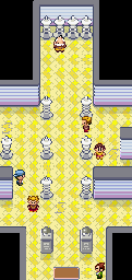 Thumbnail for a map of Mauville City Gym (Unmarked) for the GBA game Pokemon: Ruby & Sapphire Versions.