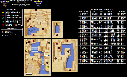 Thumbnail for a map of Meteor Falls for the GBA game Pokemon: Ruby & Sapphire Versions.