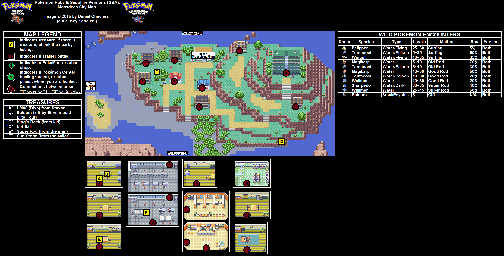 Thumbnail for a map of Mossdeep City for the GBA game Pokemon: Ruby & Sapphire Versions.
