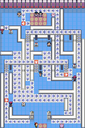 Thumbnail for a map of Mossdeep City Gym (Unmarked) for the GBA game Pokemon: Ruby & Sapphire Versions.