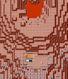 Thumbnail for a map of Mt. Chimney (Unmarked) for the GBA game Pokemon: Ruby & Sapphire Versions.