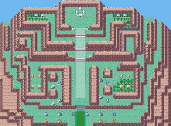 Thumbnail for a map of Mt. Pyre Peak (2) (Unmarked) for the GBA game Pokemon: Ruby & Sapphire Versions.