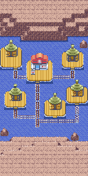 Thumbnail for a map of Pacifidlog Town (Unmarked) for the GBA game Pokemon: Ruby & Sapphire Versions.