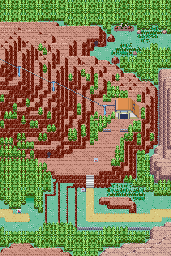 Thumbnail for a map of Route 112 (Unmarked) for the GBA game Pokemon: Ruby & Sapphire Versions.