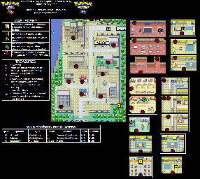 Thumbnail for a map of Rustboro City for the GBA game Pokemon: Ruby & Sapphire Versions.