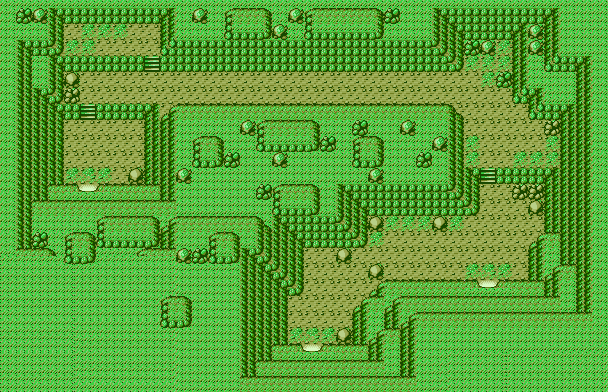 Thumbnail for a map of Rusturf Tunnel (Unmarked) for the GBA game Pokemon: Ruby & Sapphire Versions.