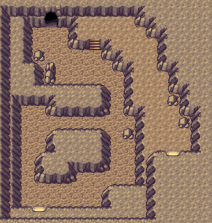 Thumbnail for a map of Seafloor Cavern 1 (Unmarked) for the GBA game Pokemon: Ruby & Sapphire Versions.