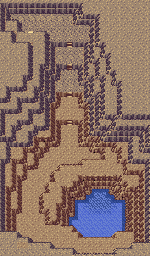 Thumbnail for a map of Seafloor Cavern 9 (Sapphire) (Unmarked) for the GBA game Pokemon: Ruby & Sapphire Versions.