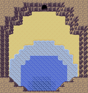 Thumbnail for a map of Seafloor Cavern (Entrance) (Unmarked) for the GBA game Pokemon: Ruby & Sapphire Versions.