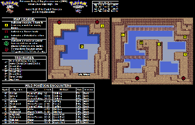 Thumbnail for a map of Shoal Cave (High Tide) for the GBA game Pokemon: Ruby & Sapphire Versions.