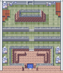 Thumbnail for a map of Team Magma Hideout (Ruby) 1 (Unmarked) for the GBA game Pokemon: Ruby & Sapphire Versions.