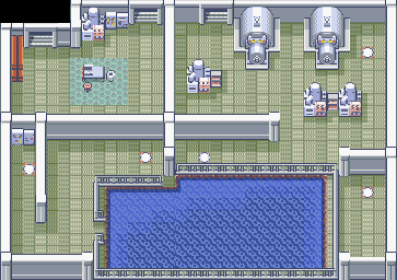 Thumbnail for a map of Team Magma Hideout (Ruby) 3 (Unmarked) for the GBA game Pokemon: Ruby & Sapphire Versions.