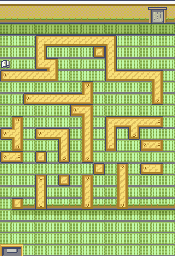 Thumbnail for a map of Trick House Puzzle 4 (Unmarked) for the GBA game Pokemon: Ruby & Sapphire Versions.