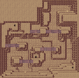 Thumbnail for a map of Victory Road 1F (Unmarked) for the GBA game Pokemon: Ruby & Sapphire Versions.
