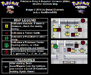 Thumbnail for a map of Weather Institute for the GBA game Pokemon: Ruby & Sapphire Versions.