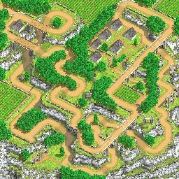 Thumbnail for a map of Epsilon Circuit Twins for the GBA game Racing Gears Advance.