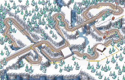 Thumbnail for a map of Omega Circuit Gondola for the GBA game Racing Gears Advance.