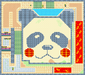 Thumbnail for a map of Cube Grand Prix Cube Cup - China Track for the GBA game Road Trip: Shifting Gears.
