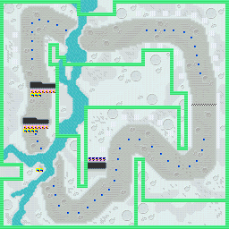 Thumbnail for a map of Cube Grand Prix Cube Cup - Moon Desert for the GBA game Road Trip: Shifting Gears.