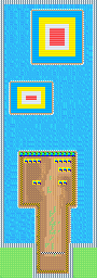Thumbnail for a map of Road Cup Bronze Cup - Jump Darts 1 for the GBA game Road Trip: Shifting Gears.