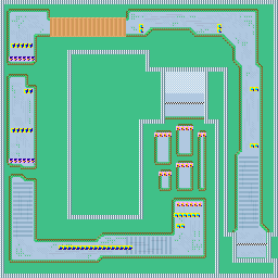 Thumbnail for a map of Road Cup Gold Cup - Bridge for the GBA game Road Trip: Shifting Gears.