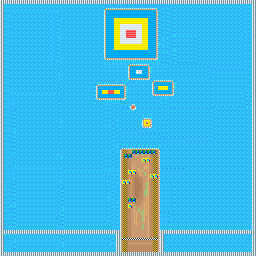Thumbnail for a map of Road Cup Gold Cup - Jump Darts 2 for the GBA game Road Trip: Shifting Gears.