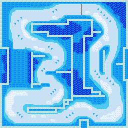 Thumbnail for a map of Sprint Race Sky Area - Atlantic for the GBA game Road Trip: Shifting Gears.