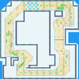 Thumbnail for a map of Sprint Race Sky Area - Cotton Land for the GBA game Road Trip: Shifting Gears.