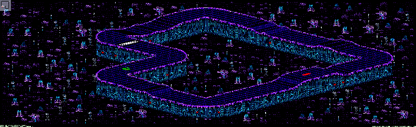 Thumbnail for a map of Drakonis - Divisions B & A Track 3 for the GBA game Rock N' Roll Racing.
